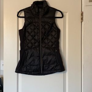 lululemon down vest black size 6
